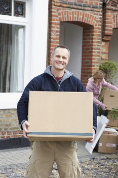 Man with a van in Tottenham with clear pricing and moving boxes
