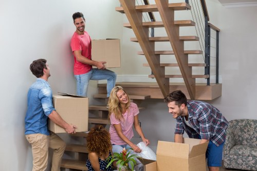 Furniture pick-up service collecting a sofa in Tottenham