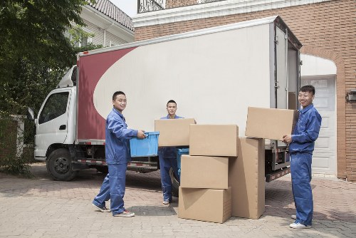 Removal team preparing a home move in Tottenham