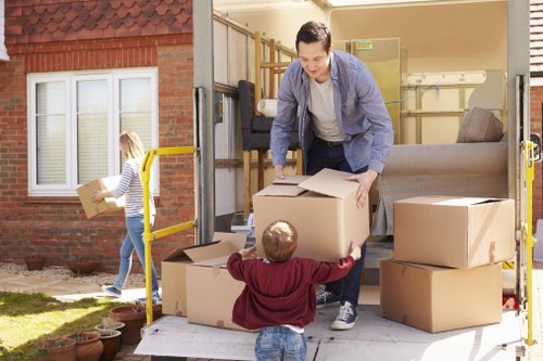 Professional removals team planning a move in Tottenham