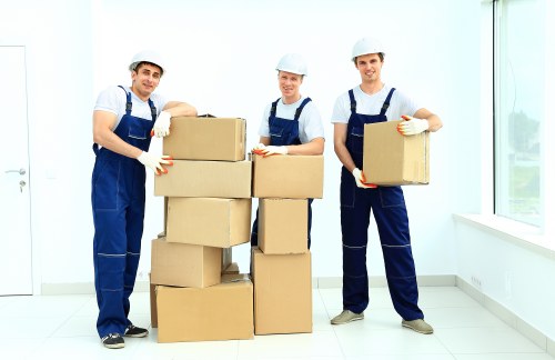 Man with a van service carrying household items