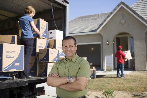 Commercial movers assisting a Tottenham office relocation