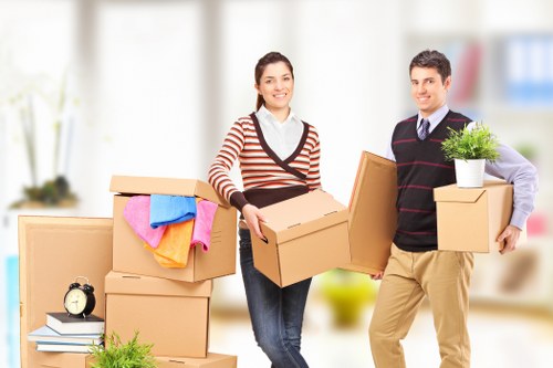 Packing and furniture handling during a local Tottenham move