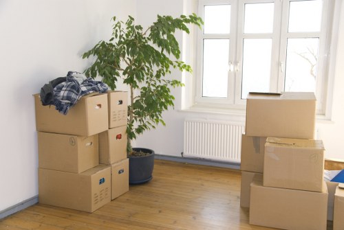 Van team loading furniture safely for a Tottenham move