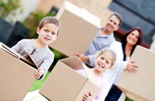 Moving day loading process for a home move in Tottenham
