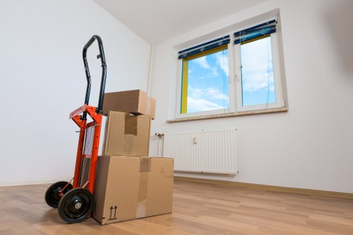 Efficient loading of furniture into a removal truck in Tottenham
