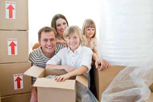 Local movers handling a flat move near Tottenham streets