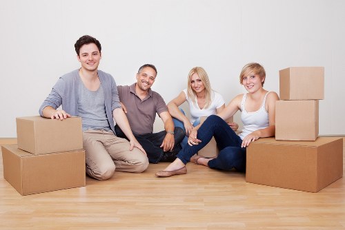 Loading and unloading support with a local van service
